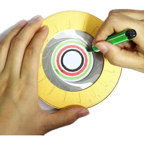 Creative Drawing Ruler Adjustable Drafting Circle Tool Stainless Steel Plotting Compass Round Measurements Woodworking Tools