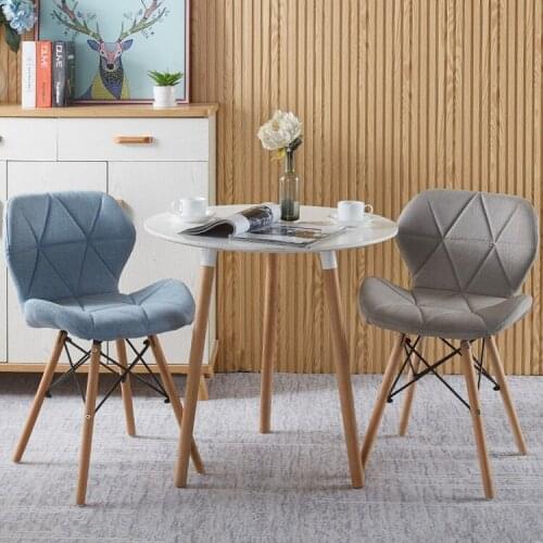 2pcs/lot Creative chair modern minimalist home office chair backrest chair makeup desk chair nordic dining chair