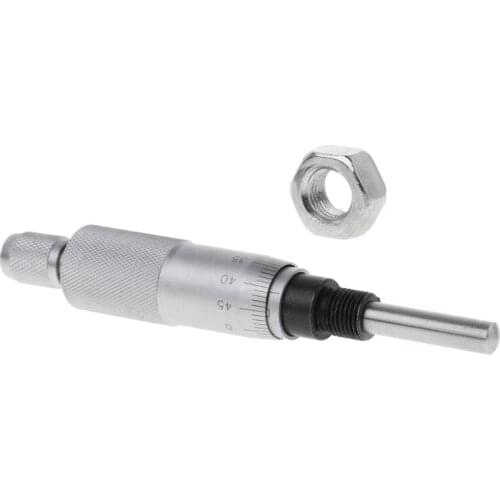 Round Needle Type Thread Micrometer Head Measurement Measure Tool 0 - 25mm Range