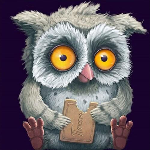 Cartoon owl animal Diamond Painting Round Full Drill Nouveaute DIY Mosaic Embroidery 5D Cross Stitch home decor gifts