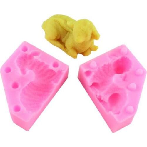 New Transparent Silicone Mould Resin Decorative Craft DIY Cartoon Dog pendant Mold epoxy resin molds for jewelry