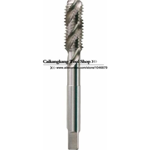 New Spiral wire tapping Head: 10mm . Material: M35 . High performance Cobalt Machine Spiral Tap (Blind hole) M10*1.5