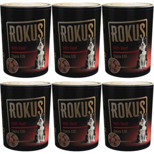 New Cowhide Succulent 410 G Dog Canned Food 6'lı Ekomomik Package MERO GLOBAL Turkey Fast Shipping