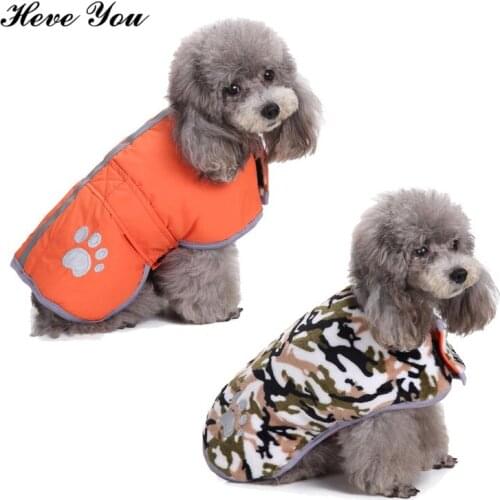 Heve You Clothes for Small Dog Windproof Winter Pet Dog Coat Jacket Clothes Padded Puppy Outfit Yorkies Chihuahua Winter Clothes