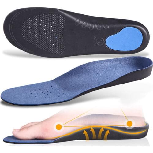 Orthotic Insoles Arch Support for feet Height 3cm High Quality 3D Comfortable Plush Cloth Flat Feet Orthopedic Insoles Foot Pad