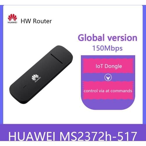 Unlocked Huawei MS2372 MS2372H-517 4G 150Mbps LTE Cat4 Industrial IoT Dongle 4G Bands 1/2/4/5/7/12/28