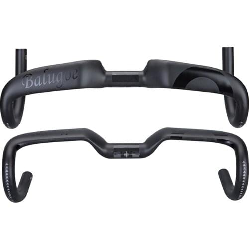 BALUGOE Full Carbon Fiber Handlebar 31.8MM 400/420/440MM Road Bike/MTB Handlebar Carbon Road Bicycle Handle Bar Bicycle Parts