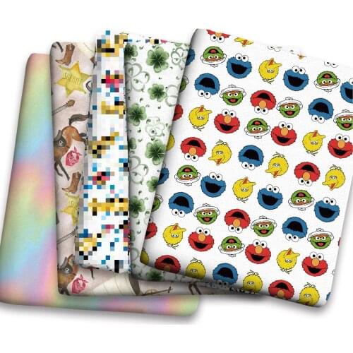 Spring Summer Cotton Super Dense Sewing Fabric Making Womens Wear Dress Children Clothing Home Clothes Cloth c01 0.5Meter