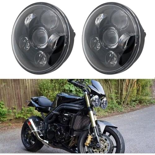 2pcs 3/4" 5.75inch LED Headlight for Harley Dyna Motorcycle Bullet Headlight Wholesale Motorcycle Projector Harley Motorbike
