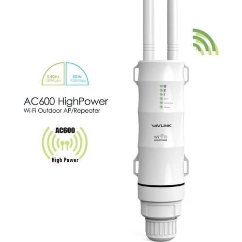 AC600 Outdoor Wifi AP/ Repeater / WISP High Power 2.4GHz/5Ghz Wifi Router With Dual Antenna Fast Speed Up To 600Mbps