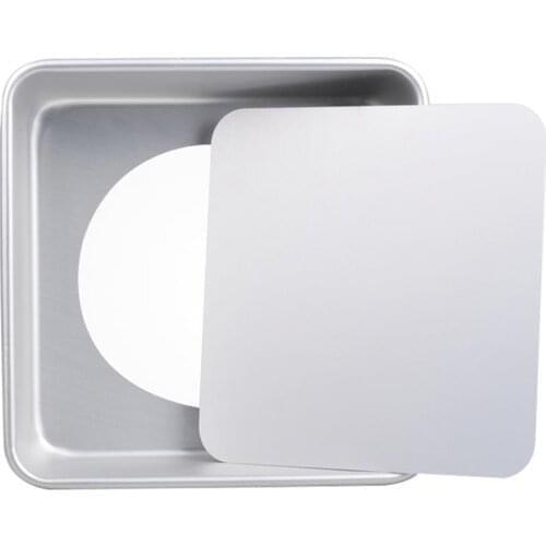 1pc Square Cake Pan Creative Non-stick Removable Bottom Bread Baking Pan Cake Mold for cocina DIY Baking Bakeware Tools