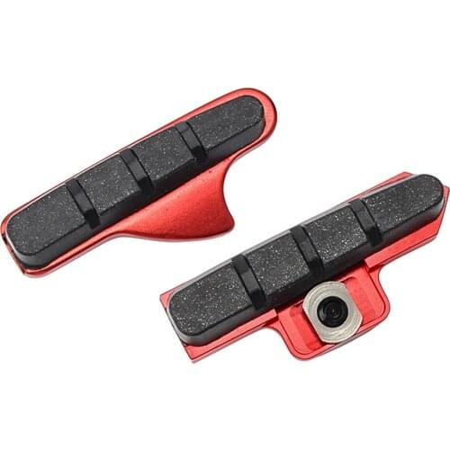 2 Pcs Bicycle Brake Pads Silent Rubber V Brake Kit Bike Parts Cycling Safety Blocks Universal MTB Mountain Bike Accessories
