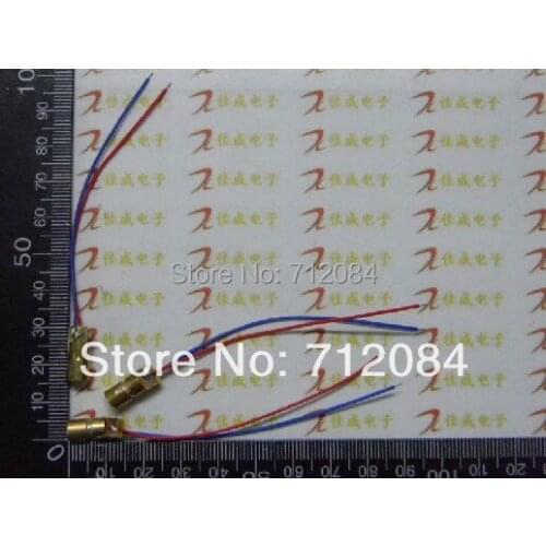 650nm 6mm DC 5V 5mW Mini Laser Dot-shaped Diode Module WL Red Copper Head Tube
