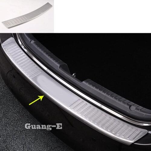 Car Styling External Rear Bumper Protect Trunk Cover Stainless Steel Plate Pedal Trim For Mazda6 Mazda 6 Atenza 2017 2018 2019