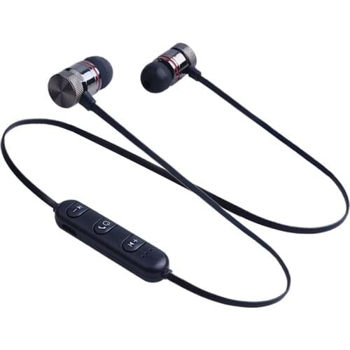 Wireless Bluetooth-compatible Earphones Running Headphones Stereo Bass Headset Earbuds Handsfree With Mic For All Phone