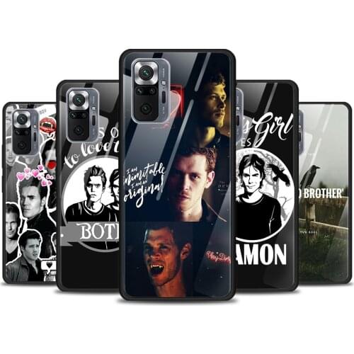 The Vampire Diaries Tempered Glass Cover For Xiaomi Redmi Note 10 10S 9 9T 9S 8T 8 9A 9C 8A 7 Pro Max Phone Case