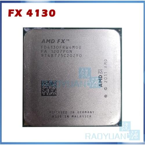 AMD FX-Series FX-4130 FX 4130 3.8 GHz Quad-Core CPU Processor FD4130FRW4MGU Socket AM3