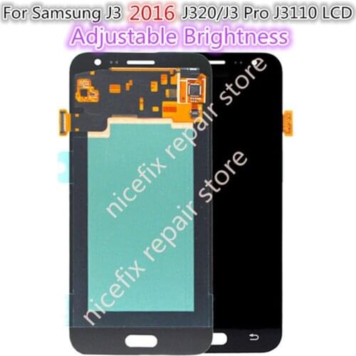 For SAMSUNG GALAXY J3 LCD J320 J320F j3 pro j3110 SM-J320F Display Touch Screen Digitizer Assembly Replacement For SAMSUNG J320