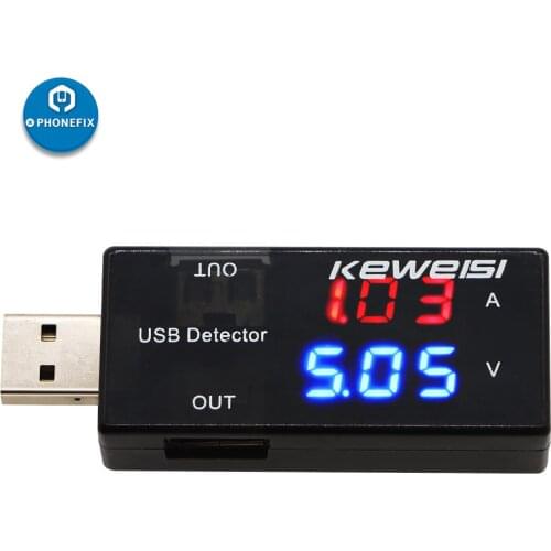 Dual USB Current Voltage Charger Capacity Tester Detector For Phone Battery Tester Voltmeter Ammeter USB Charger Output Voltage