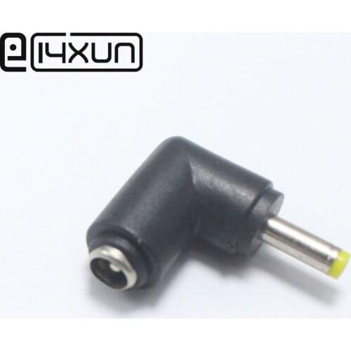 EClyxun 1pcs/lot 5.5*2.1 mm female to 4.0*1.7mm male 90 Degrees DC Power Connector Adapter Laptop