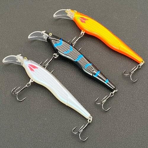 Swing left and right ripple realistic fresh water seawater universal Mini Fishing Lure hard bait 13.5g Minnow bait 12.5cm