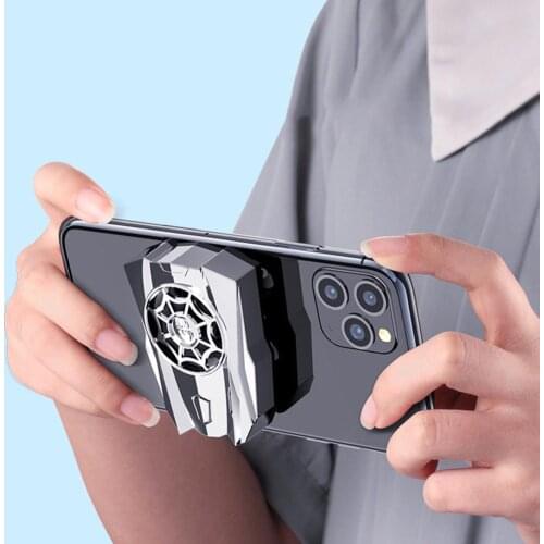 Mobile Phone Cooler Radiator Cooling Fan Mute Game Pad Holder Bracket Fan Phone Heat Sink For iPhone Samsung Xiaomi