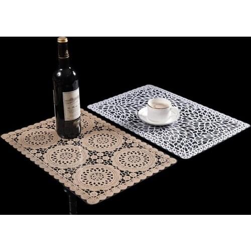 Rectangular Transparent Environmental Protection Table Mat Waterproof And Heat-insulation Anti-skid Plate Mat Is Easy To Clean