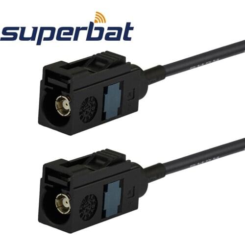 Superbat Fakra Female Jack Straight to Fakra Jack Straight Pigtail RG174 120cm Custom RF Ccable Assembly