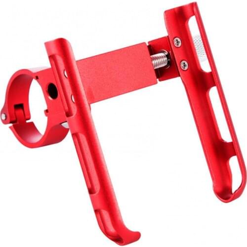 Universal Black Bicycle Cycling Aluminum Alloy Compact Portable And Secure Motorcycle Mobile Phone Holder Navigation Bracket