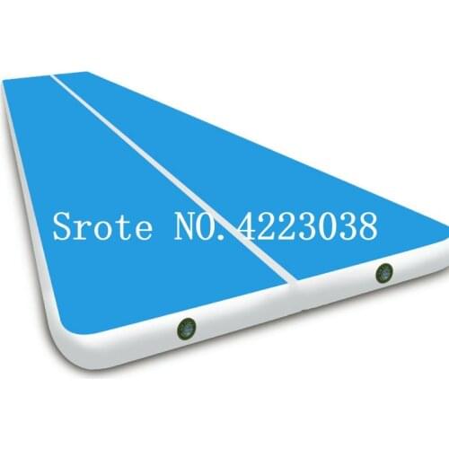 Free Shipping 8*2*0.2m Air Track Tumbling Mat Inflatable Gymnastics Airtrack with Pump for Cheerleading,Training,Yoga,Parkour