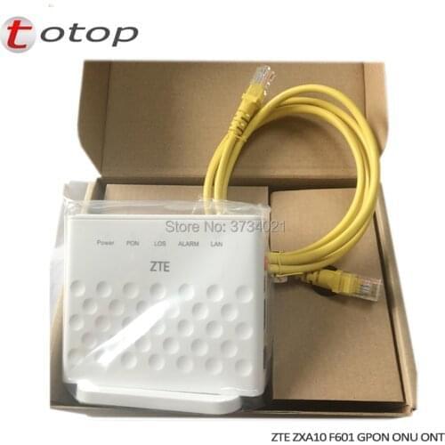 Free shipping ZTE ZXHN F601 GPON Terminal ONT Optical ONU with 1GE Ethernet Port