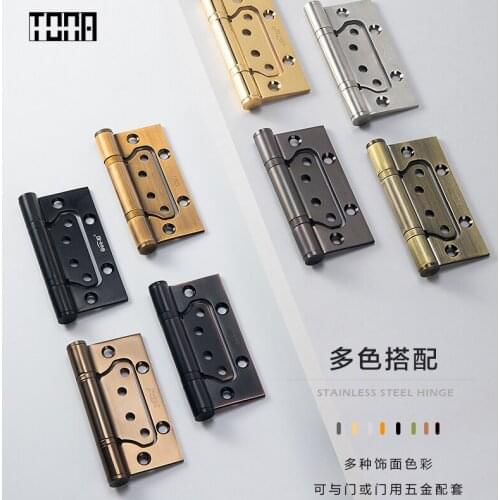 1 Pc 4 inch Brass Hinge Interior Door Bedroom Door Mute Hinge Wooden Door Hinge hidden door hinge support hinge