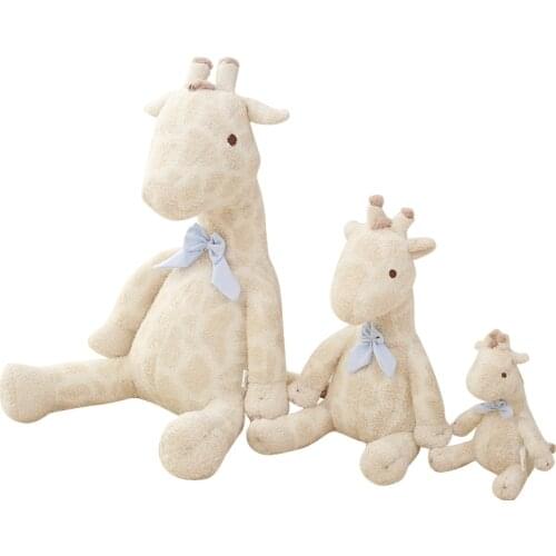 1pc 22/35/55cm Cute Simulation Giraffe Plush Toys Soft Stuffed Animal Deer Plush Doll Baby Kids Toy Children Birthday Gift