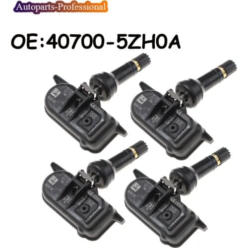 4 Pcs/lot Car Original TPMS Tire Pressure Sensor 433MHZ 40700-5ZH0A 407005ZH0A For Nissan Navara Auto Parts