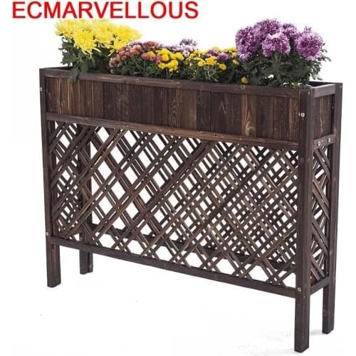 Wood Huerto Urbano Madera Etagere Plante Estante Para Flores Table Dekoration Rack Balcony Shelf Outdoor Flower Plant Stand