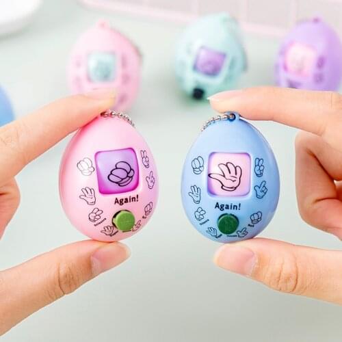 2/4/10 PCS Mini Mora Fist/Scissors/Cloth Game Egg Toy Kids Birthday Baby Shower Party Favor Guest Gift Pinata Fillers Keychain