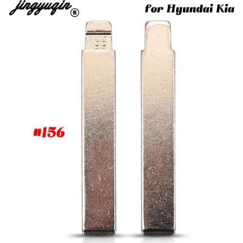 Jingyuqin For Hyundai Verna For Kia K5 #156 Fob Folding Flip KD Remote Car Key Uncut Blank Blade Replacement