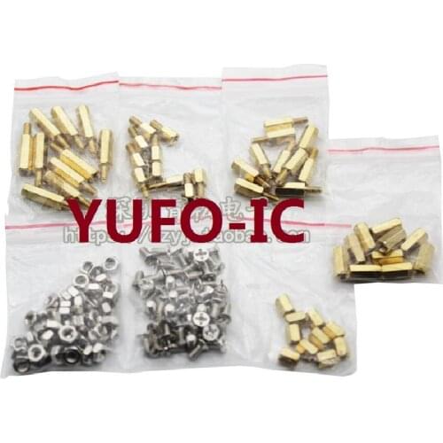 Kit of Screw Nut copper column kit (15mm+6mm) (6mm+6mm) (10mm+6mm) (3*6 screw) (M3 nut) 6MM 10MM set pack diy Circuit board