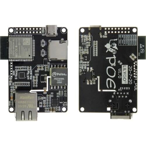 LILYGO® TTGO T-Internet-POE ESP32-WROOM LAN8720A Chip Ethernet Adapter And Downloader Expansion Board Programmable Hardware