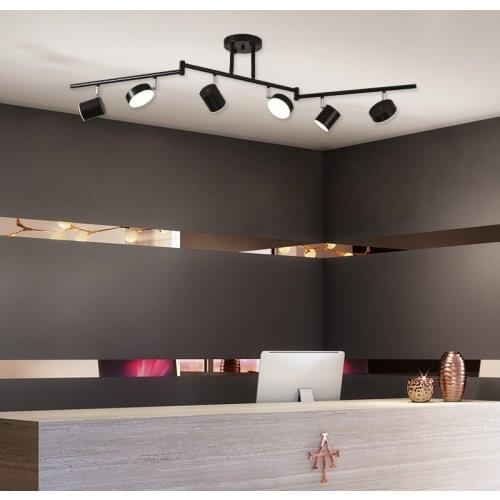 Nordic light luxury restaurant chandelier post modern simple office clothing store bar creative led adjust Chandelier