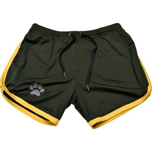 2021 New Mens Jogging Fitness Shorts Quick-Drying Thin Mesh Breathable Three-Point Beach Pants