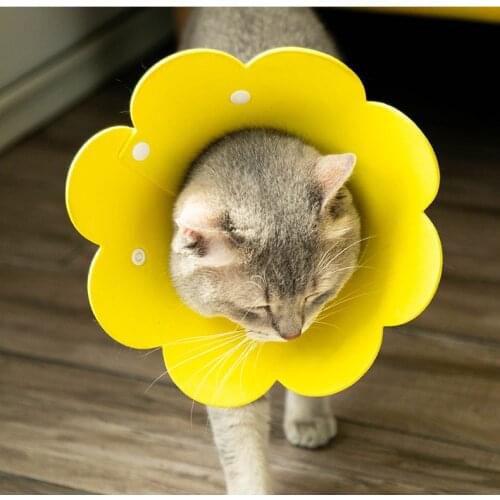 Pet Dog Cat Collar Wound Healing Soft Cone Smart Cone Prevent Bite Elizabeth Circle Pet Protection Collar