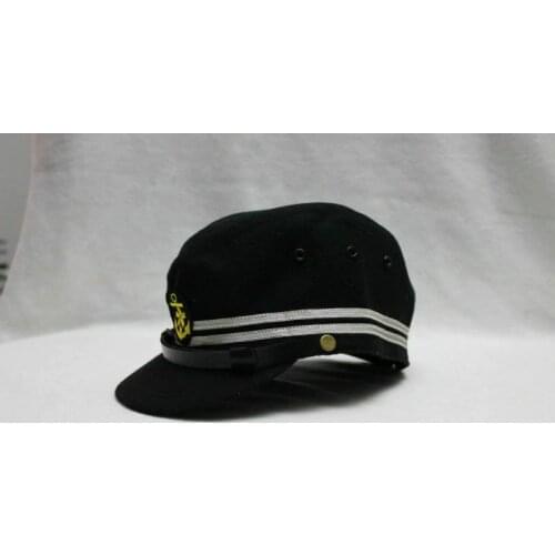 Reproduction WW2 WWII Japanese Officer Navy Field Hat Military Cap Black Color Military Store