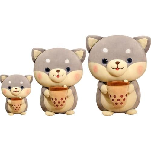 Cute Cartoon Plush Dog Toys Baby Shiba Inu Soft Huggable Sofa Cushion Gift