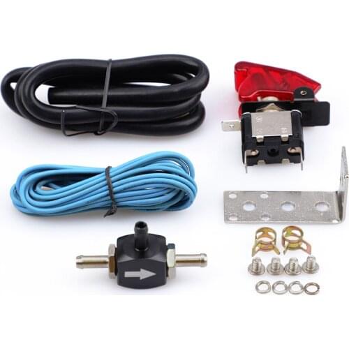 Turbo Boost Controllerl Aluminum Adjustable Black Dual Stage Electronic Turbocharger + Rocket Switch YC101545