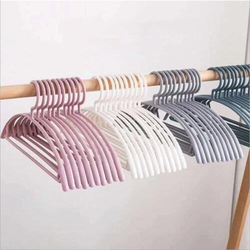 2PCS Clothes Hanger Home Supplies Non Marking Hanger Storage Creative Non Slip Men Women Adult Pants Coats Hanger Organizer