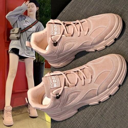 Womens short boots 2019 new short tube wild British style autumn and winter black Martin boots childrens autumn