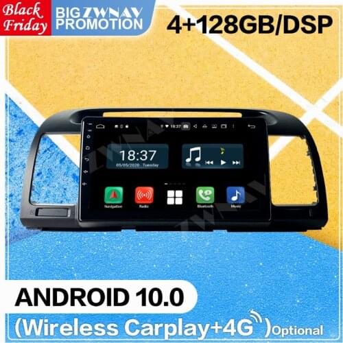 128G Carplay Android 10 IPS Radio Receiver For Toyota Camry 2005 2006 Car Multimedia Screen Audio Stereo Video Player Head Unit