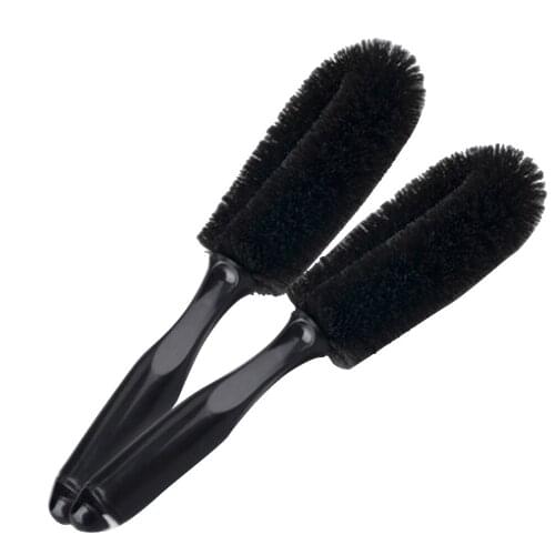 2020 Car Truck Motorcycle Bike Wheel Tire Rim Scrub Brush Washing Tool Hot High Density Good Elasticity Black Brush