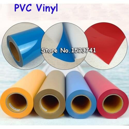 5Yards PVC Heat Transfer Vinyl Cut By Cutting Plotter Transfer DIY T-shirt from 28colors